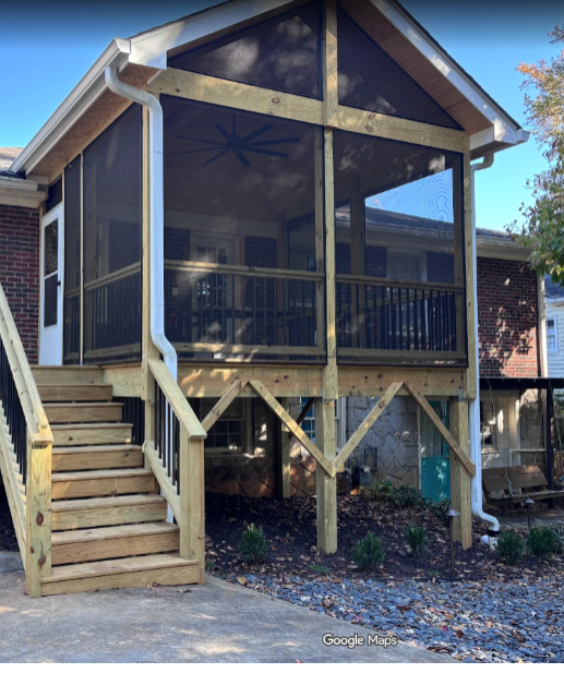 Screened Porch and Deck Makeover